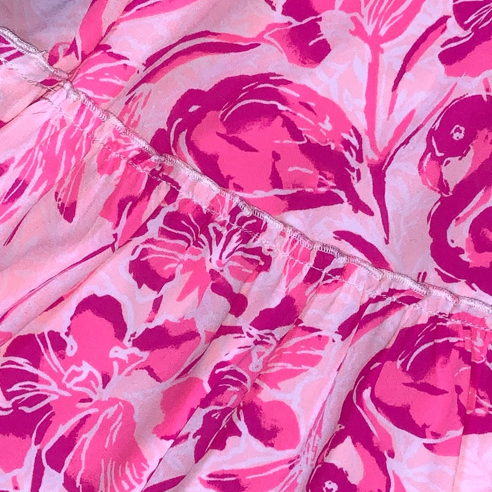 🩷 NWT Lilly Pulitzer Hot Pink Maxi Dress - 0 - Picture 8 of 10